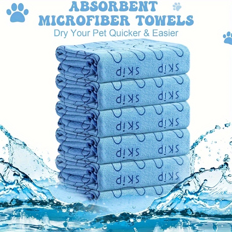 1pc Asciugamani Per Animali Domestici Asciugamani In Fibra Morbida  Asciugamano Da Bagno Assorbente Per Forniture Per Il Bagno Di Cani E Gatti