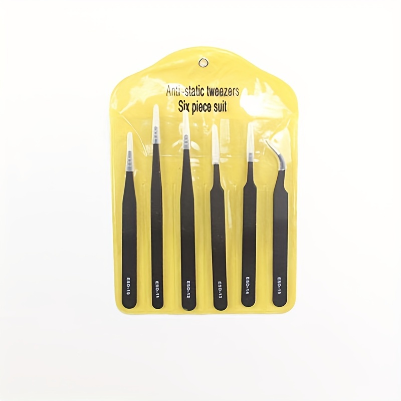 Set Tweezers Sewing Machine  Industrial Tweezers - Tweezers Anti