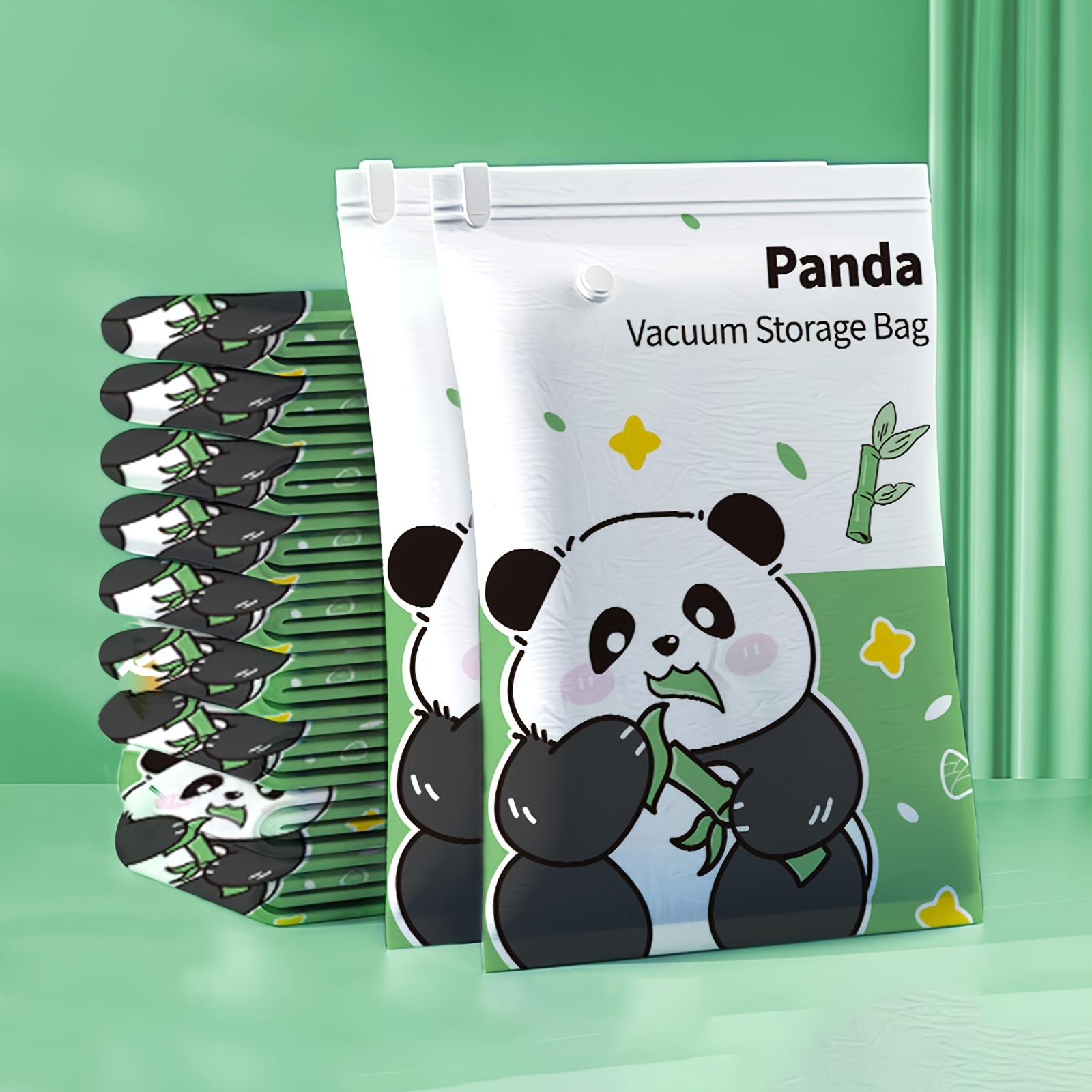 Cute Panda Vacuum Compression Storage Bag, Sealed Moving Bag For