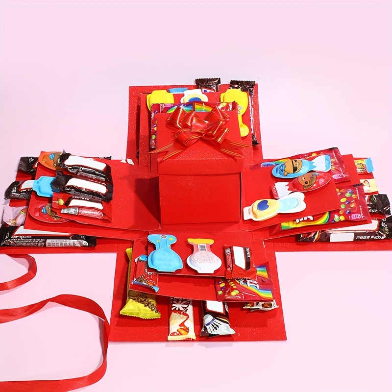 Candy Explosion Box / Surprise Candy Box Perfect Gift for Thanksgiving  Christmas, Graduation, Birthdays, Anniversaries, Holidays ,wedding -   Israel