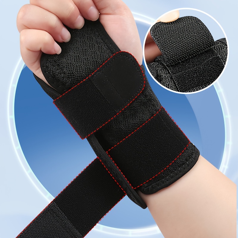 1pc Wrist Brace, Wrist Stabilizer Splint Brace, Wrist Sleep Support Brace  Wrist Sprain Support With Splint Support, Carpal Tunnel Wristband, Adjustabl