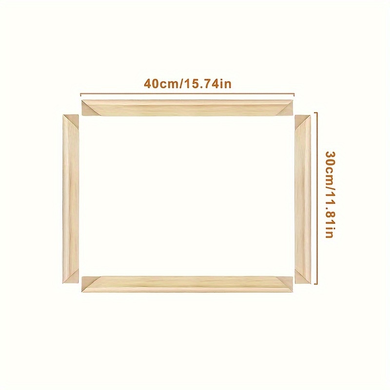 YCDC Solid Wood Canvas Frame, Premium Pine Wood Strips Bar Set, for Oil  Paintings Poster Prints, DIY Arts Accessory Materials Supply, 16x20 Inch  16x20/40.6x50.8cm