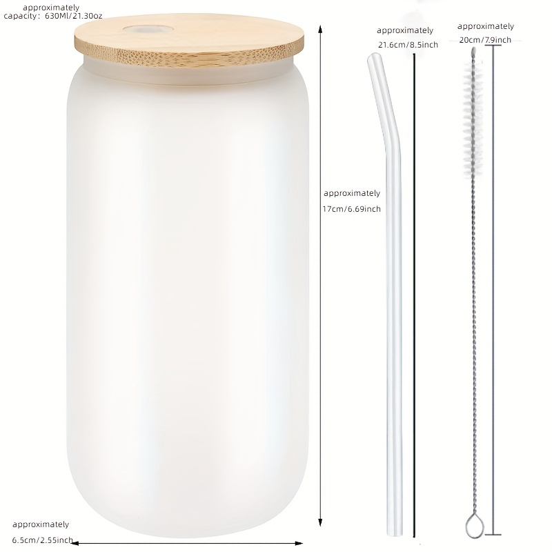 Silicone Straws with Stoppers | 7.9/20cm Length | 12oz & 16oz Jars | 8 Pack