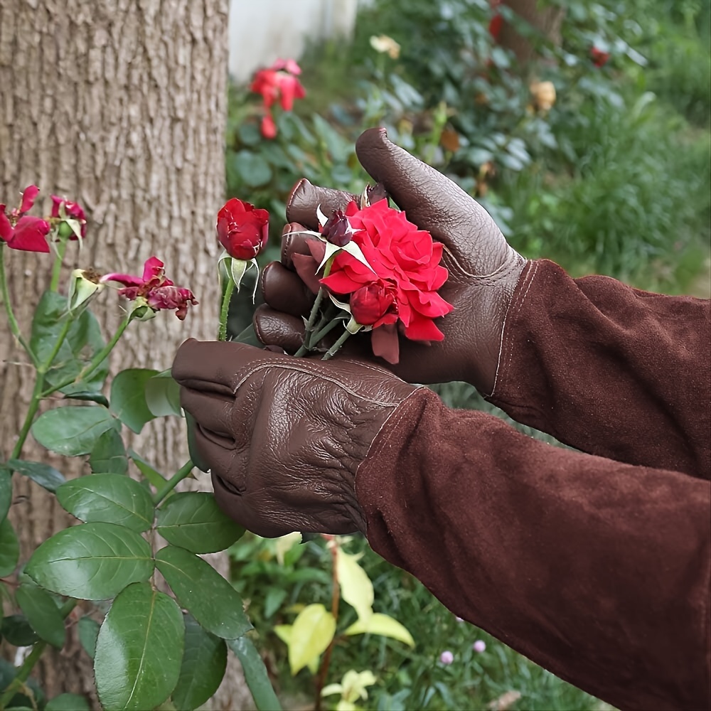 Guantes De Jardineria Profesional Proteccion Cultivar Podar Rosas Hombre Y  Mujer
