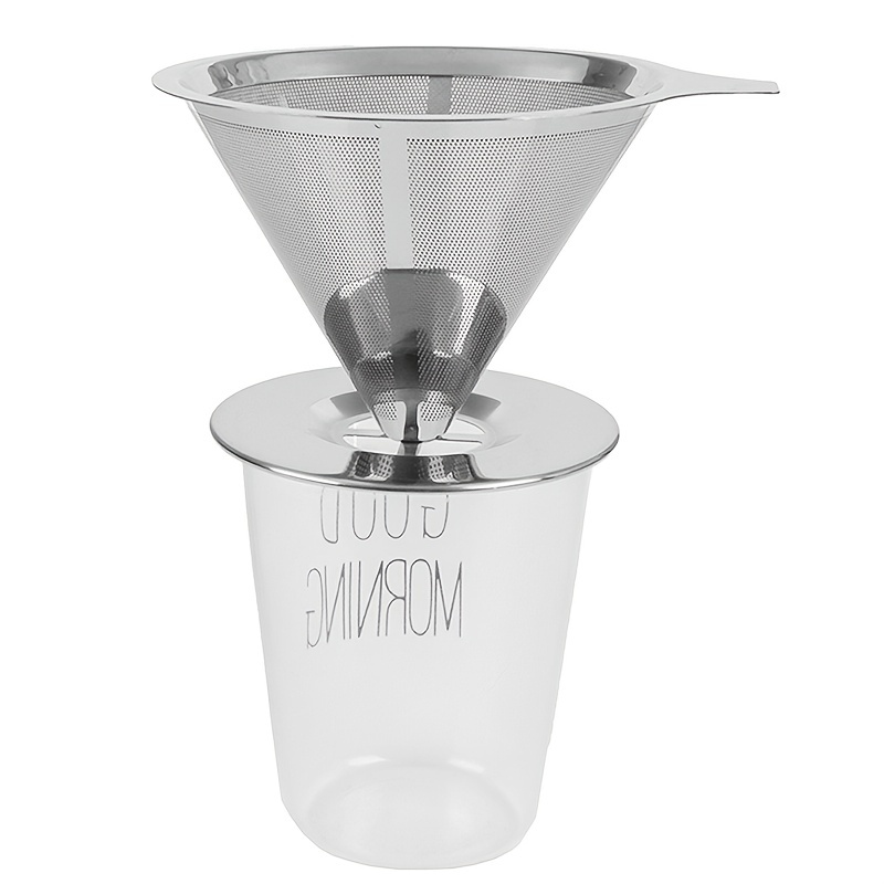 Pour Over Coffee Maker Stainless Steel Permanent Filter - Temu