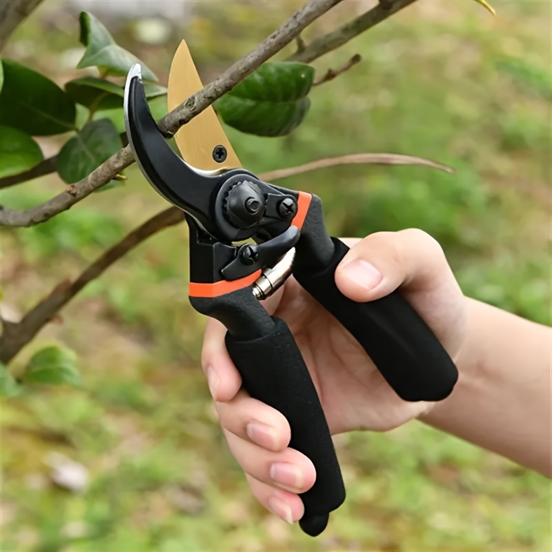 Professional Steel Garden Scissors Pruner Trimming Gardening Hand Tree  Pruning Shears for Flowers 