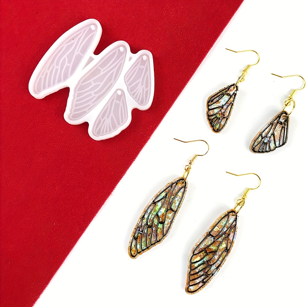 Fairy Wings Resin Earring Molds Butterfly Wings Resin Jewelry Molds