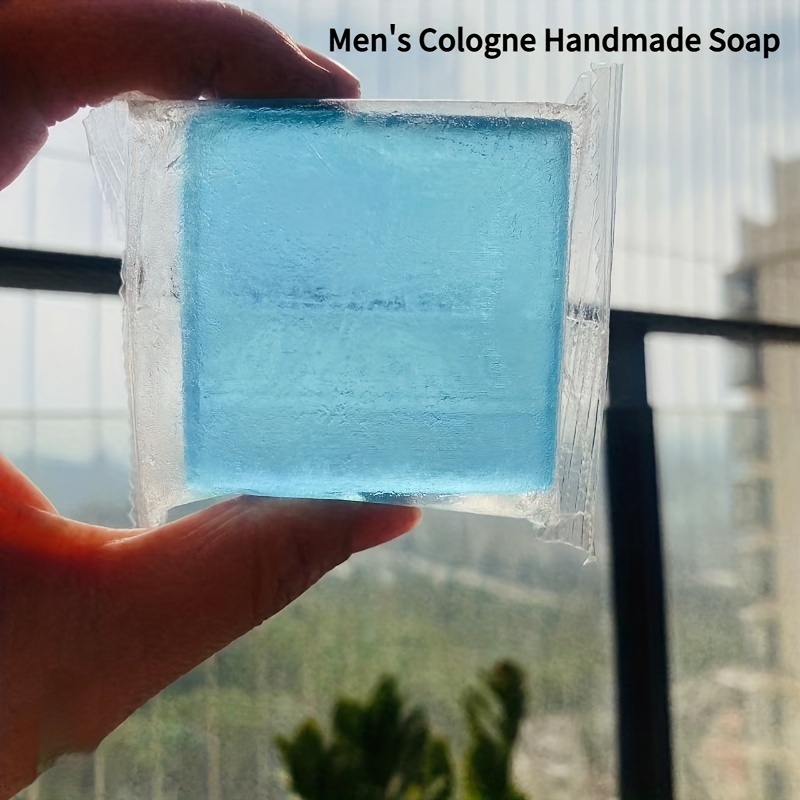 Men's Cologne Transparent Blue/ Handmade Soap Deep - Temu