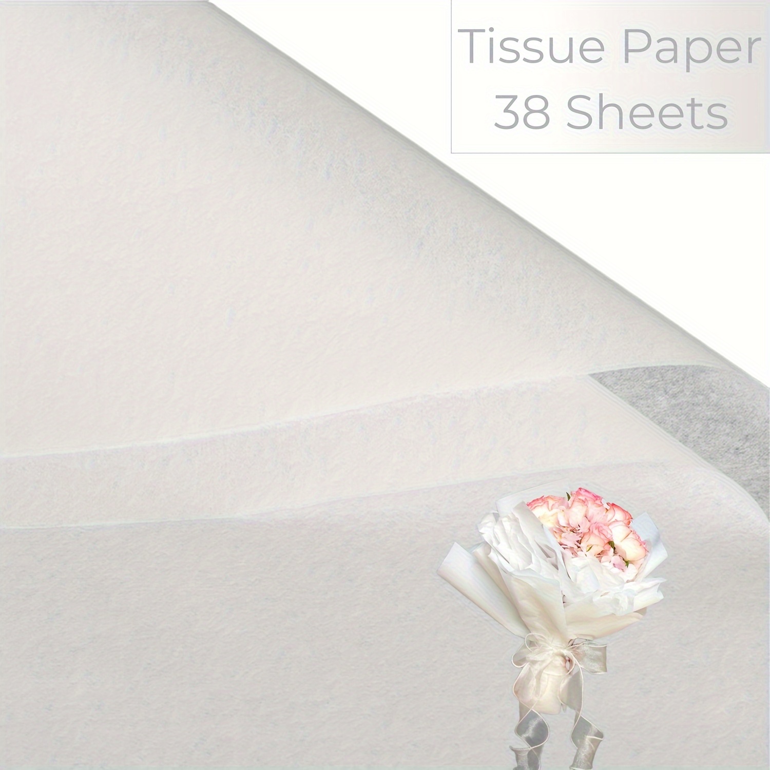 White Tissue Paper Perfect For Gift Wrapping Birthdays - Temu United Arab  Emirates