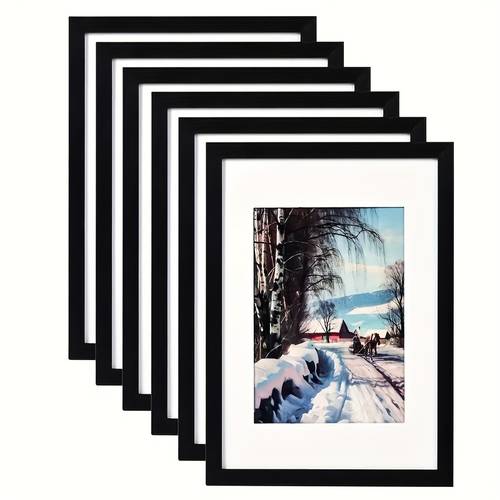 a4 solid wood picture frame matless pine for living room bedroom wall decor