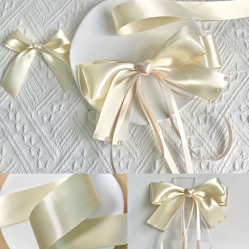 Silk Satin Ribbon For Craft Bows Handmade Gift Wrapping - Temu