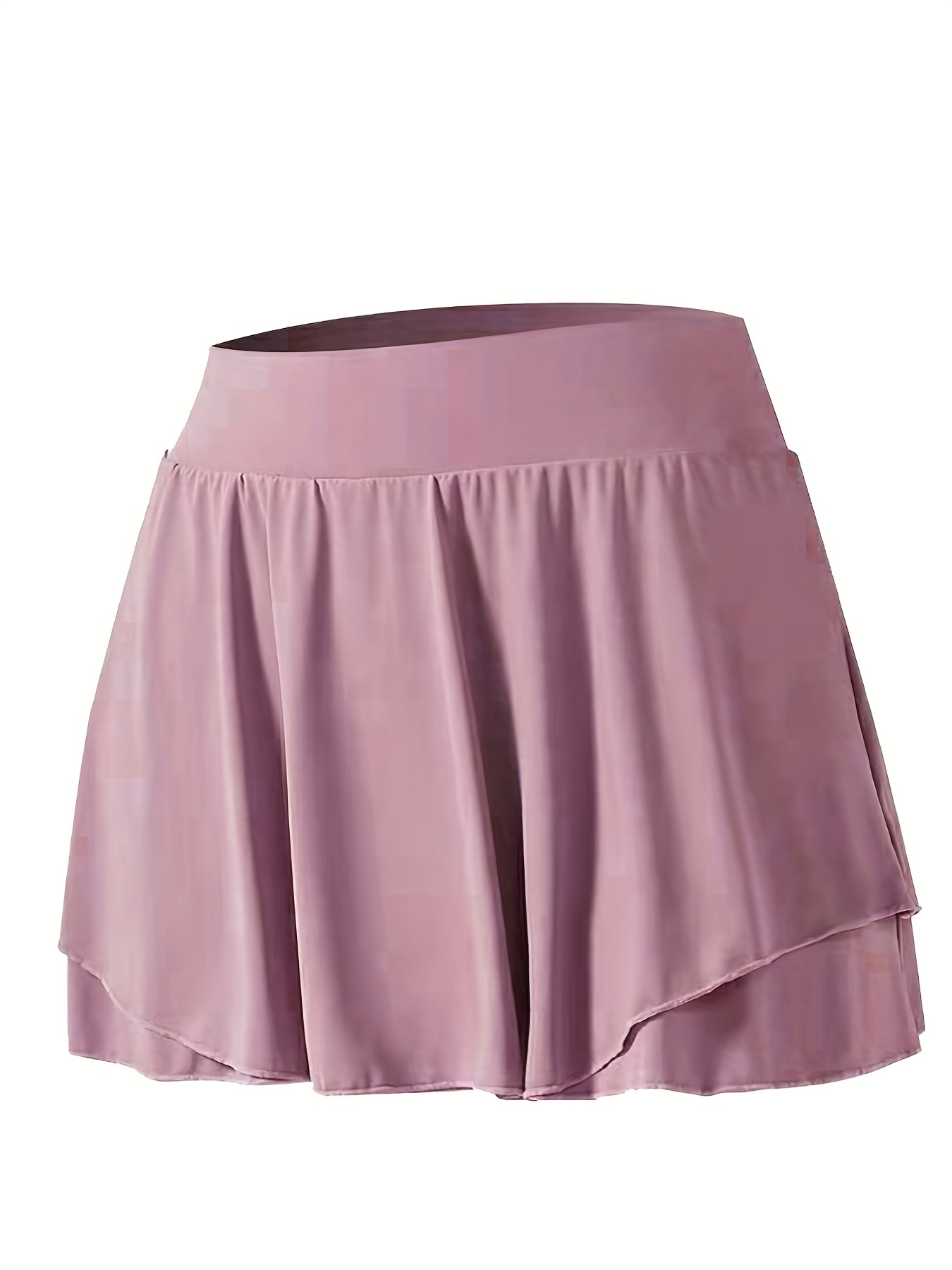 Women's 2 in 1 High Waist Sports Skirt Shorts Quick Drying - Temu