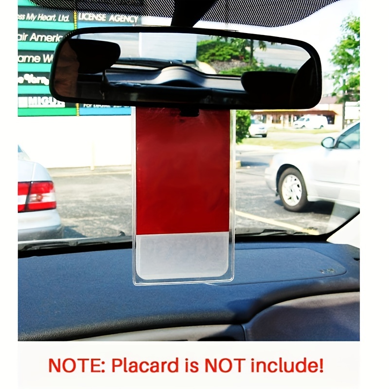 Parking Permit Holder, Pack Of 5 Transparent Car Windscreen Holder