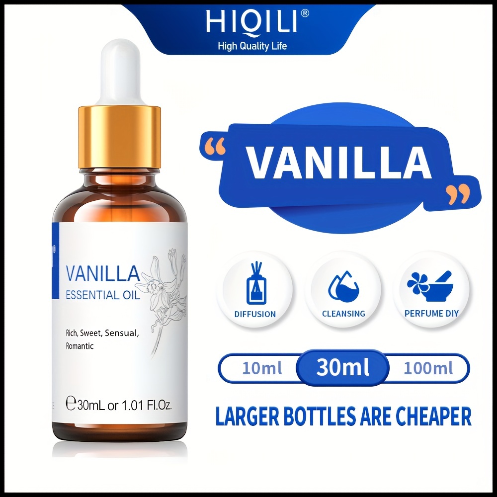 Hiqili 1.01 Fl Vanilla Essential Oil For Diffuser Humidifier - Temu