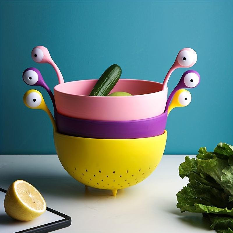 1Pc Lovely Useful Monster Shaped Design Upright Rice Spoon Home Kitchen Bar  Cute Cooking Accessories Cute Kitchen