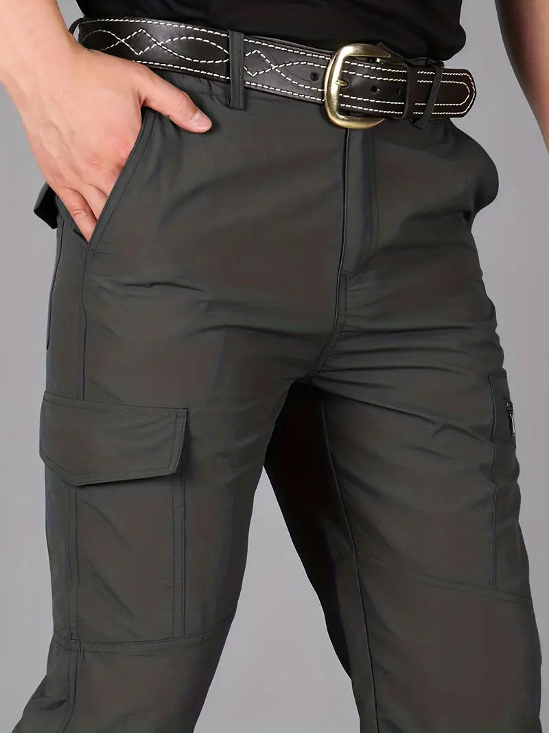 Summer Quick Dried Pants Thin Breathable Men's Work Pants - Temu Canada