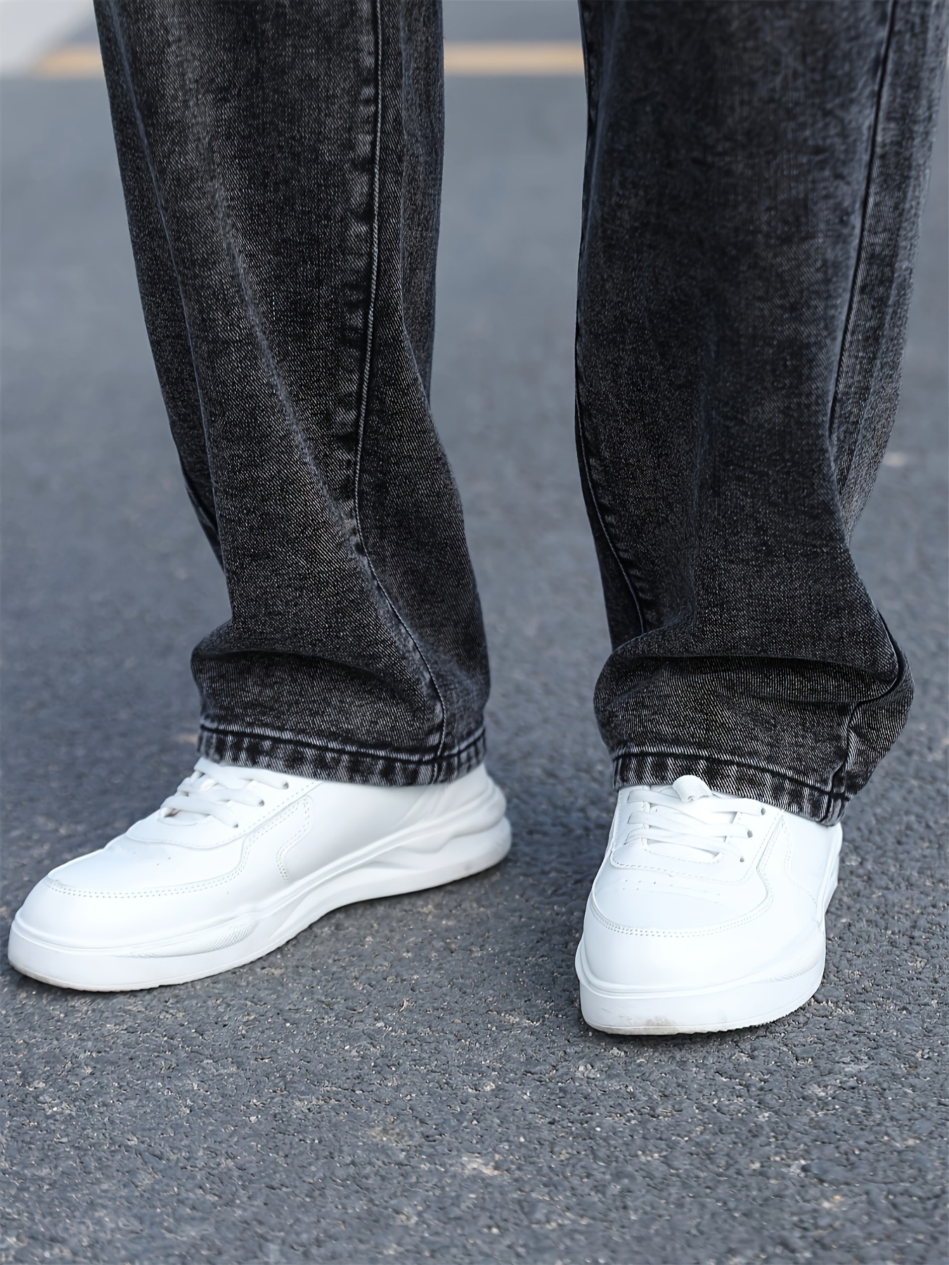 heavy duty straight leg jeans pocket Temu Republic of Korea