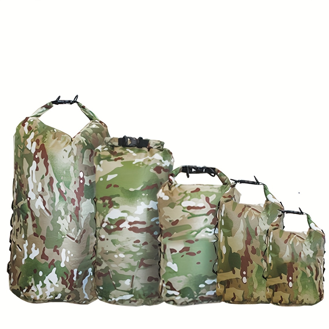 

Camouflage Waterproof Dry Bag For Outdoor Sports - Roll Top Dry Compression Sack Keeps Gear Dry Bag For Kayaking, Beach, Rafting, Boating, Hiking, Camping And Fishing