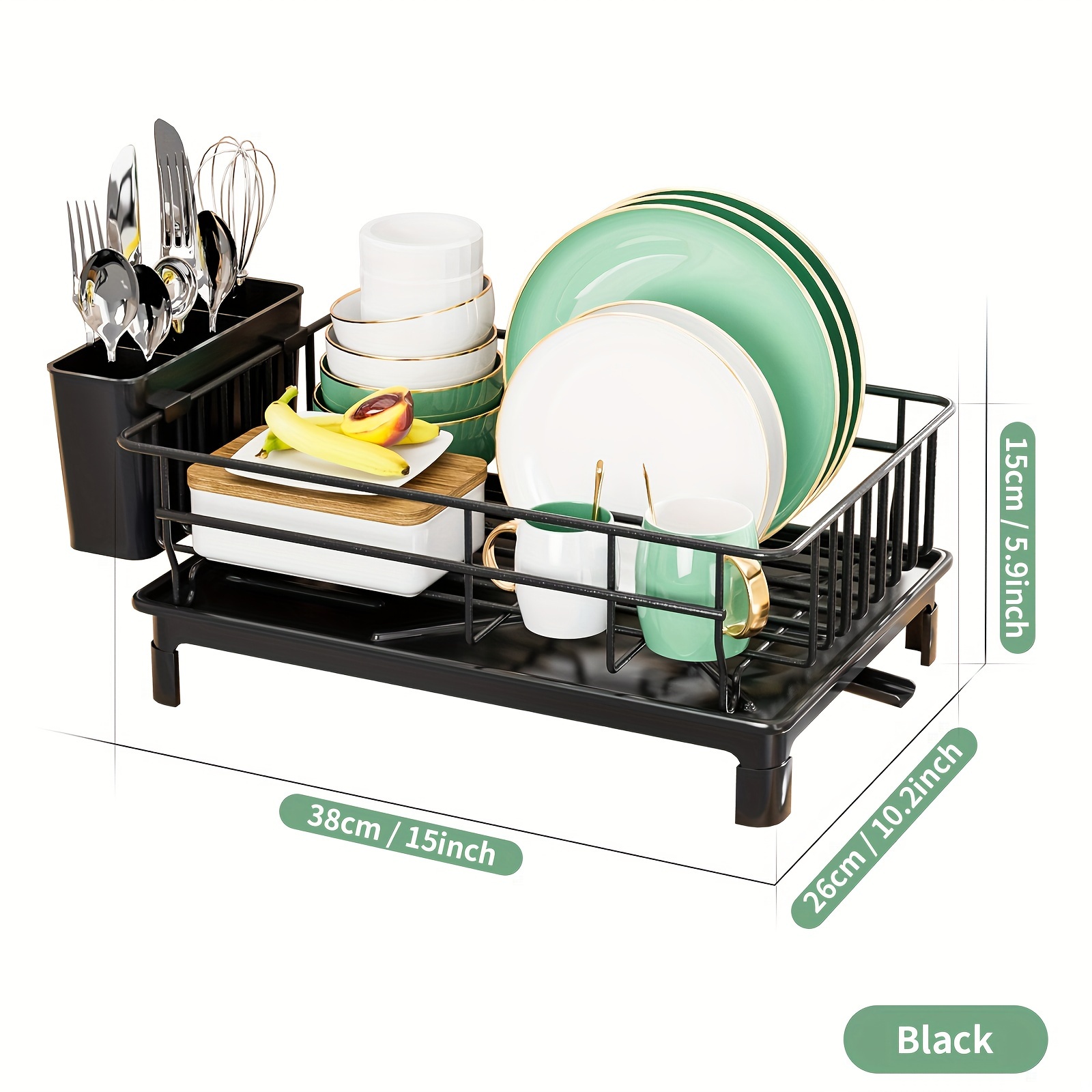 Dish Drying Rack With Handle For Kitchen Counter And Sink - Temu