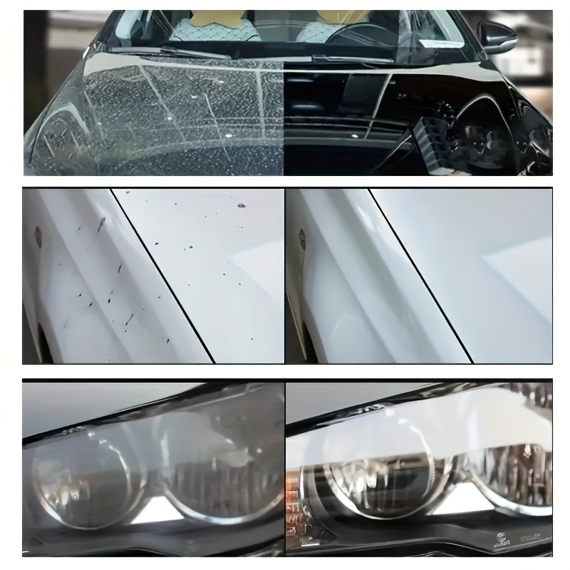 Car Polish Black Car Wax Crystal Plating Set Covering Paint Surface Coating  Formula Hard Glossy Wax Layer Waterproof Film