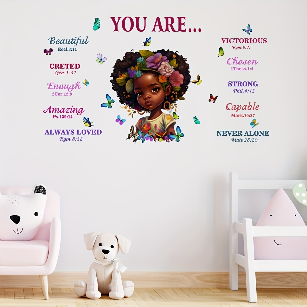 African American Black Girl Woman Wall Decor Gift Art Prints Gift For Women  Teen Tween Girl Room Inspirational Posters, Home, Office, Bedroom, Dorm Or  Cubicle (afro Puff Girl), No Frame - Temu