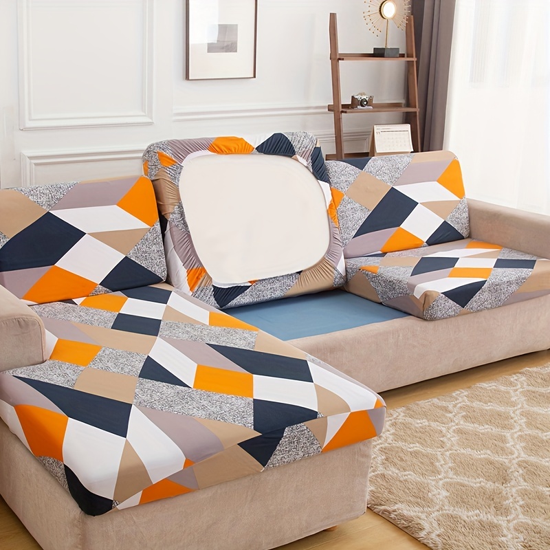 Protector de sofá elástico resistente a las manchas de los muebles,  antideslizante para sofá, funda impermeable con múltiples fundas de sofá  para