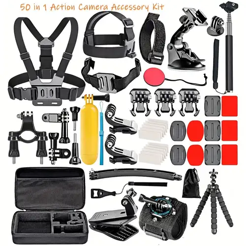 Kit d'Accessoires Caméra d'Action Gopro 50 en 1
