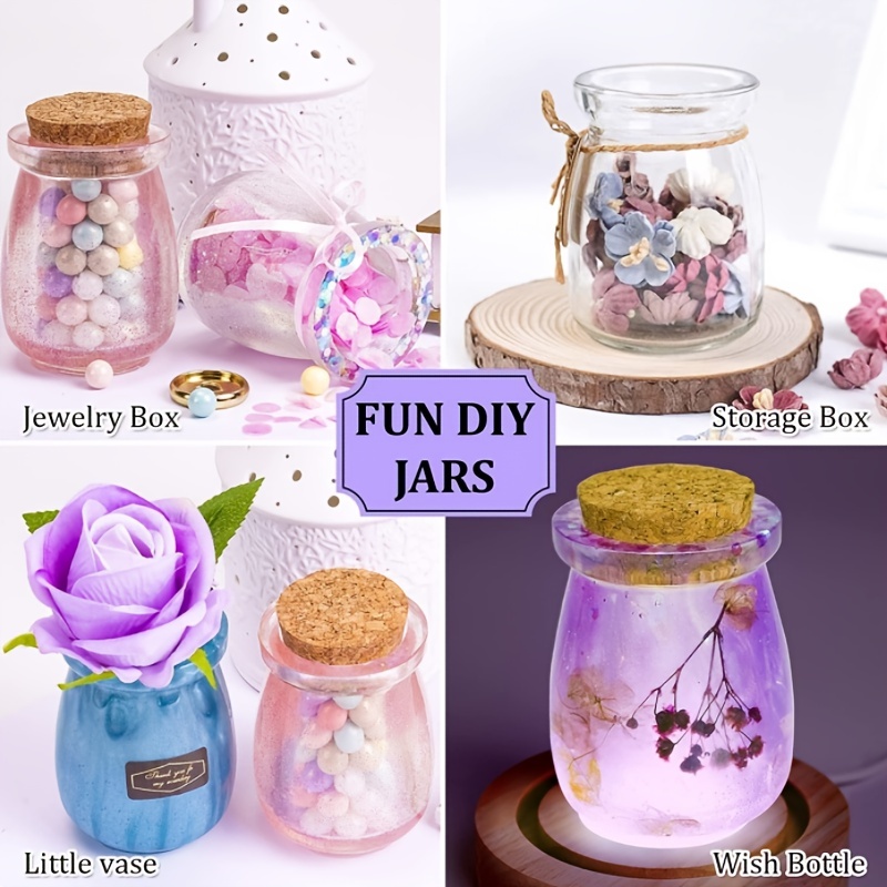  DIY Crystal Epoxy Resin Mold Cut Surface Irregular Perfume  Bottle Storage Decoration Silicone Mold Container Epoxy Mold : Arts, Crafts  & Sewing