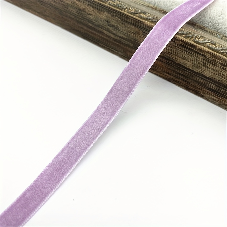 Violet/purple elastic velvet ribbon - Lace To Love