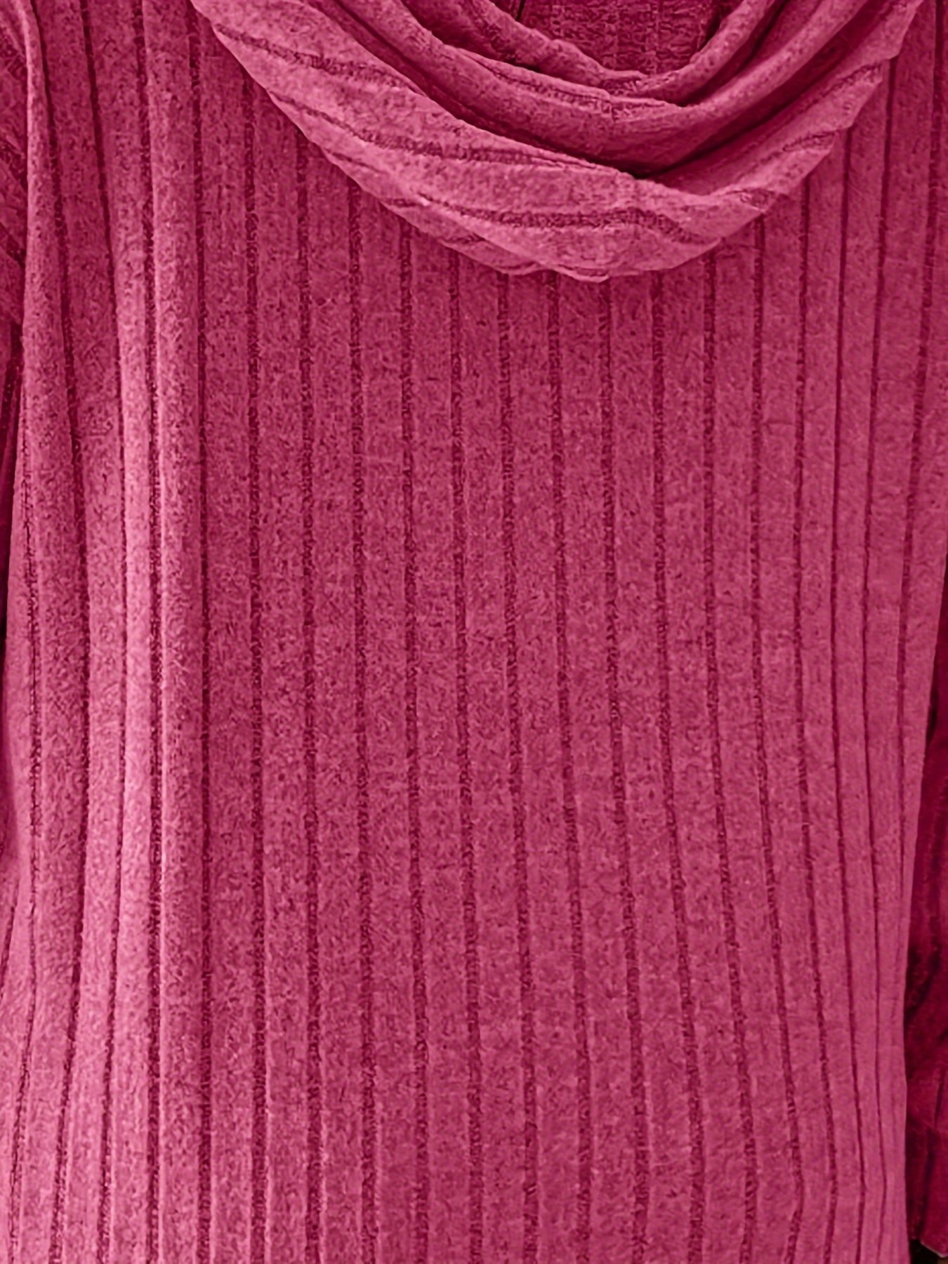 Pink Loose Cowl Neck Sweater  Sweater fashion, Pink sweater