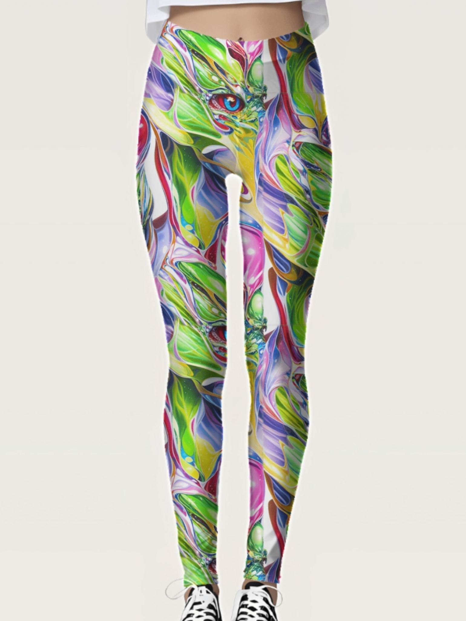 Boho Floral Print High Waist Leggings Bodycon Wide Leg - Temu Canada