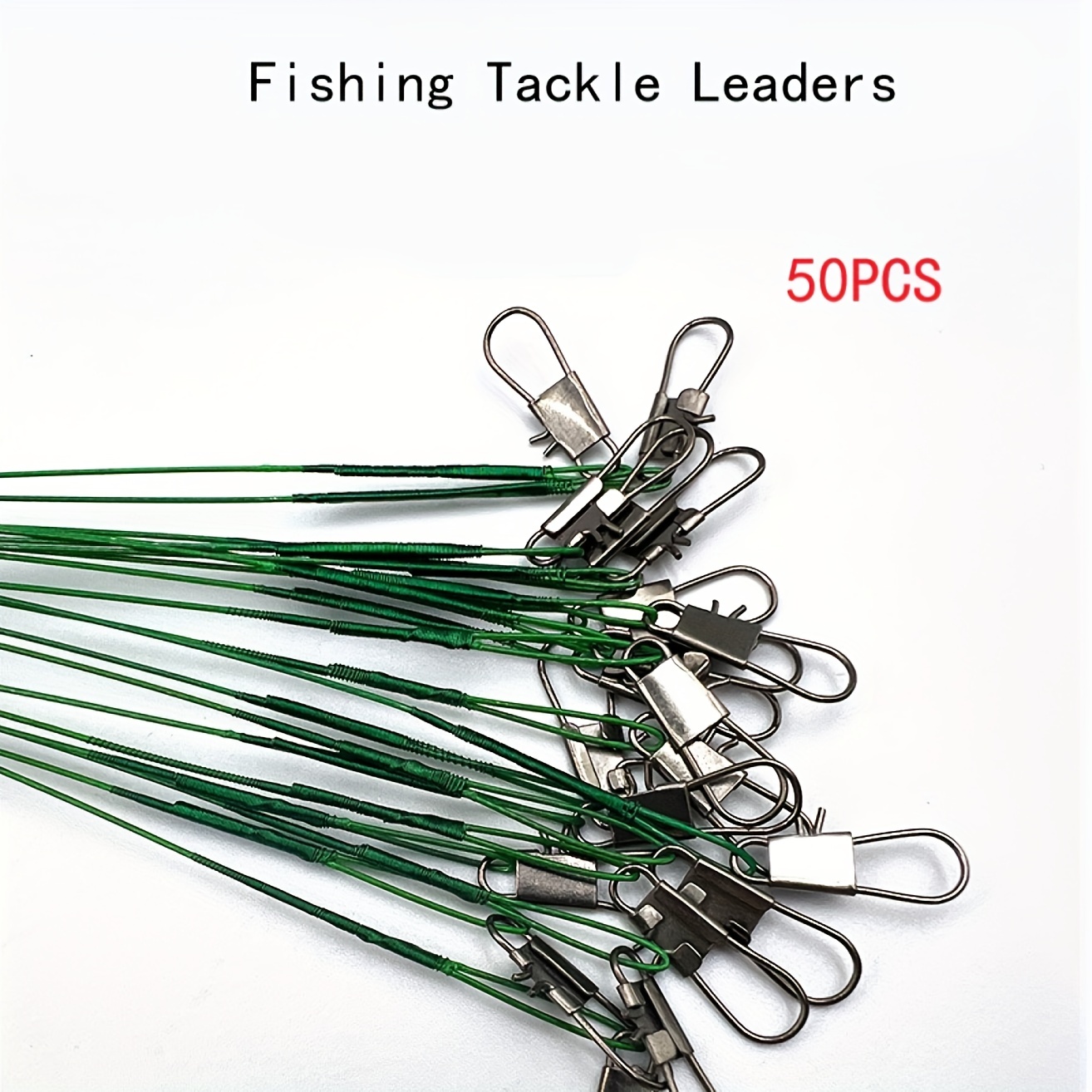 Bag Stainless Steel Swivel Snap Clips Fishing Line Hook - Temu
