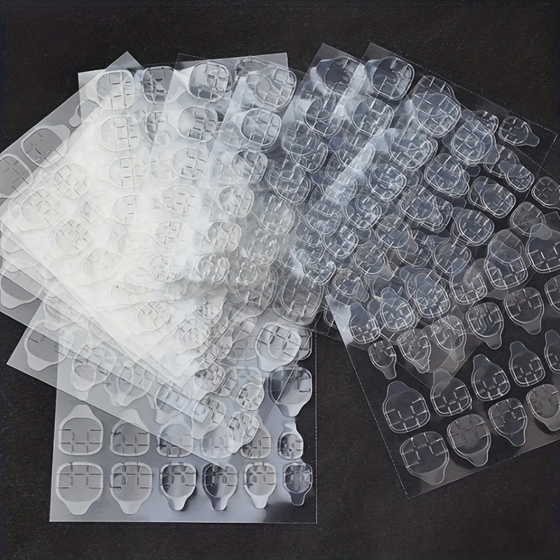 240pcs Double Sided Adhesive Tabs Nail Glue Sticker For Manicure