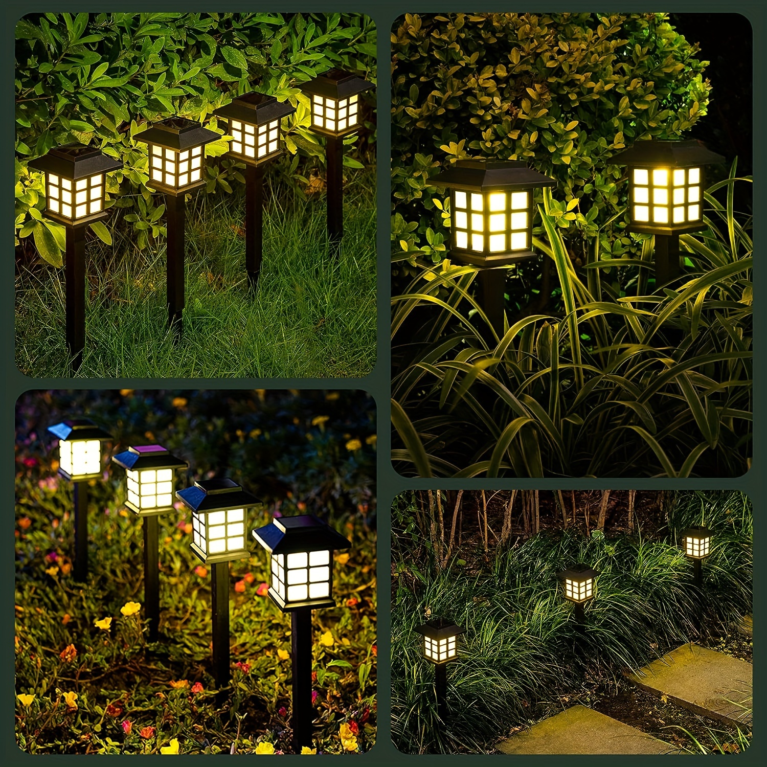 送料無料】屋外LED照明 8PCSセット ガーデンライト 中庭 ガーデン