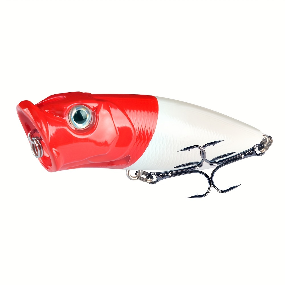 Artificial Bionic Fishing Lure Topwater Popper Plastic - Temu