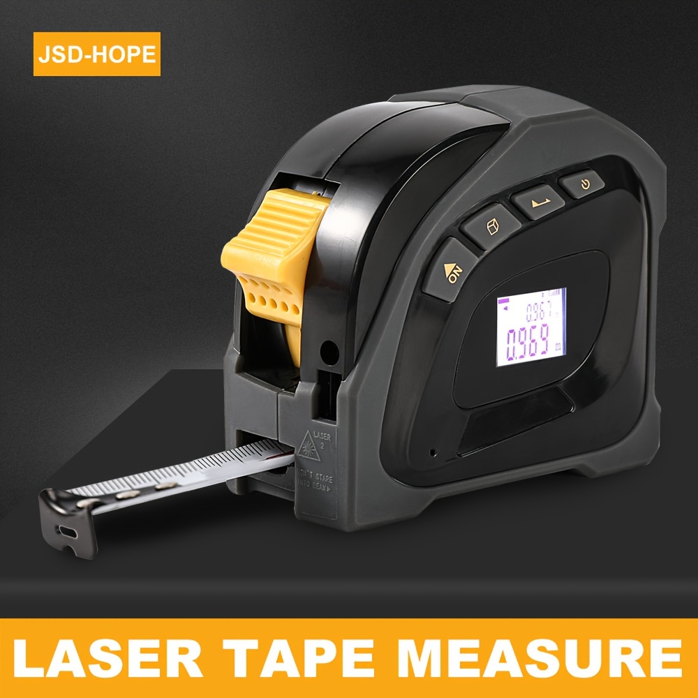 Metro Laser MISURATORE A LASER 40 Mt Digitale LCD Retroilluminato  Precisione 2mm