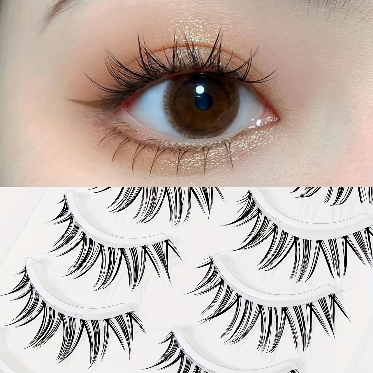 New Japanese Little Devil False Eyelashes Natural Thick Simulation