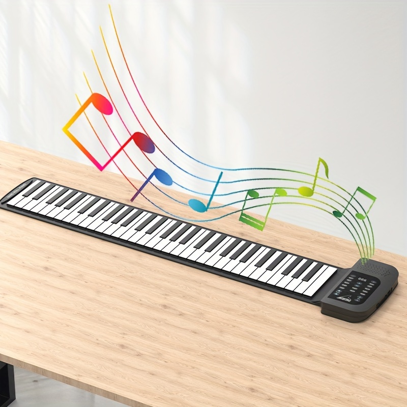 Piano numérique pliable multifonctionnel, clavier électronique