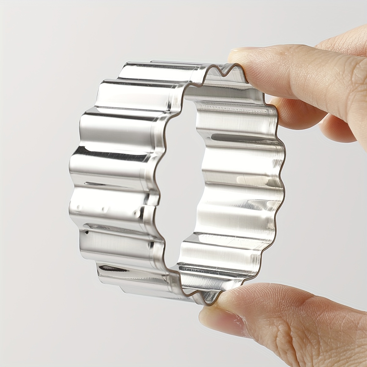 6pcs geometric cookie cutters stainless steel pastry cutters biscuit molds baking tools kitchen accessories Product details 4