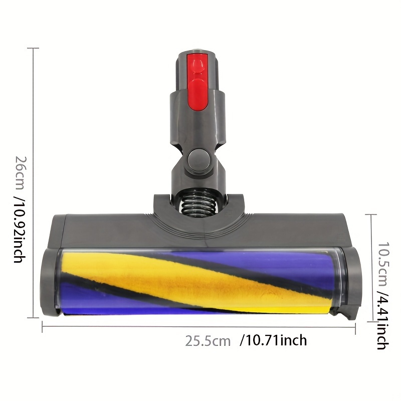 Turbo brosse avec éclairage leds compatible Dyson V7, V8, V10, V11