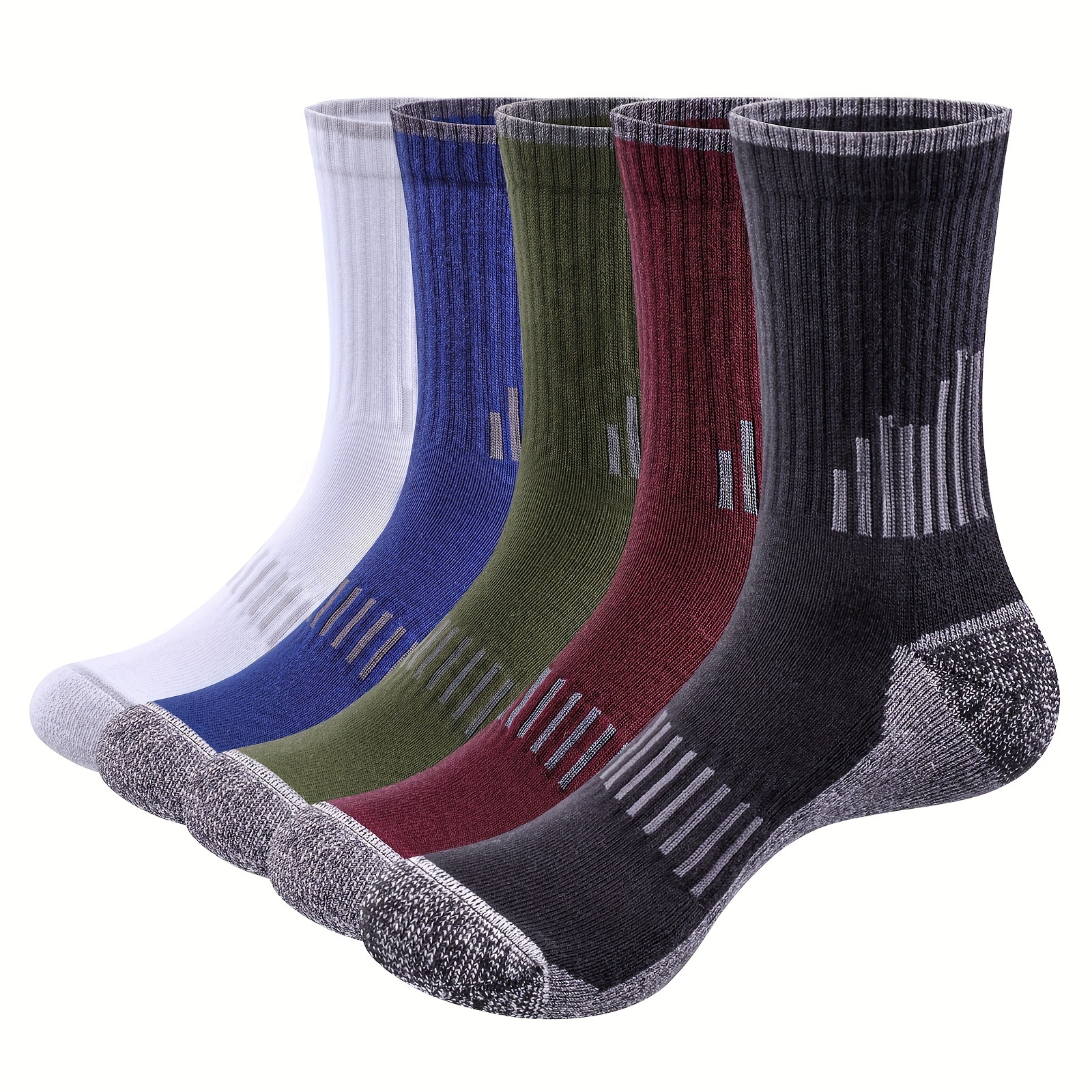 Calcetines deportivos transpirables para hombre, calcetín atlético, absorbe sin  costuras, desodorante, para correr _ -…