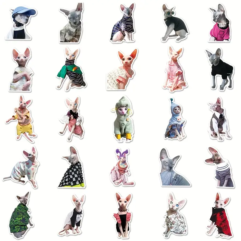 un set di simpatici adesivi cartoni animati colorati con gatti, palle di  filo, cuori. il gatto gioca con la palla, salti . Vettore isolato con  contorno di taglio Immagine e Vettoriale - Alamy