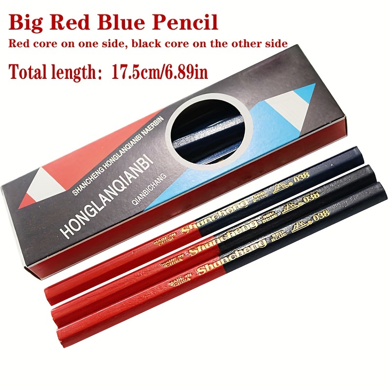 Carpenter Pencils (Pack of 24) - Orange Construction Pencils Heavy Duty - Comfortable Grip Carpenter Pencil - Strong Carpenters Pencil 