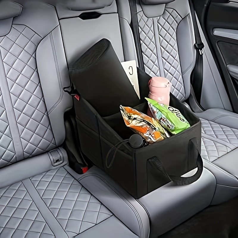 

1pc Car Seat Organizer For Front, Back, Passenger Seats, Truck And Van, Storage Compartments For Car Travel Organizer