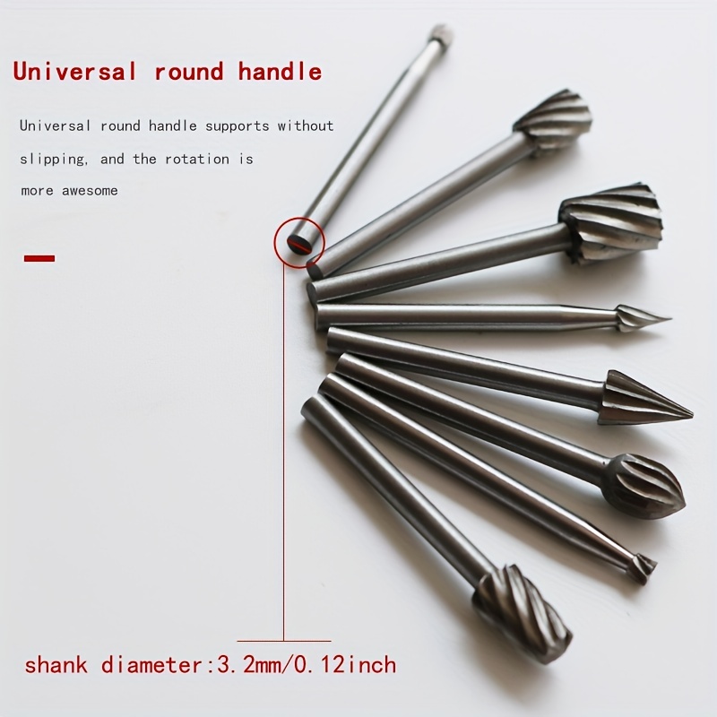 Wood Carving Bits Set Rotary Tools Accessories For Diy - Temu