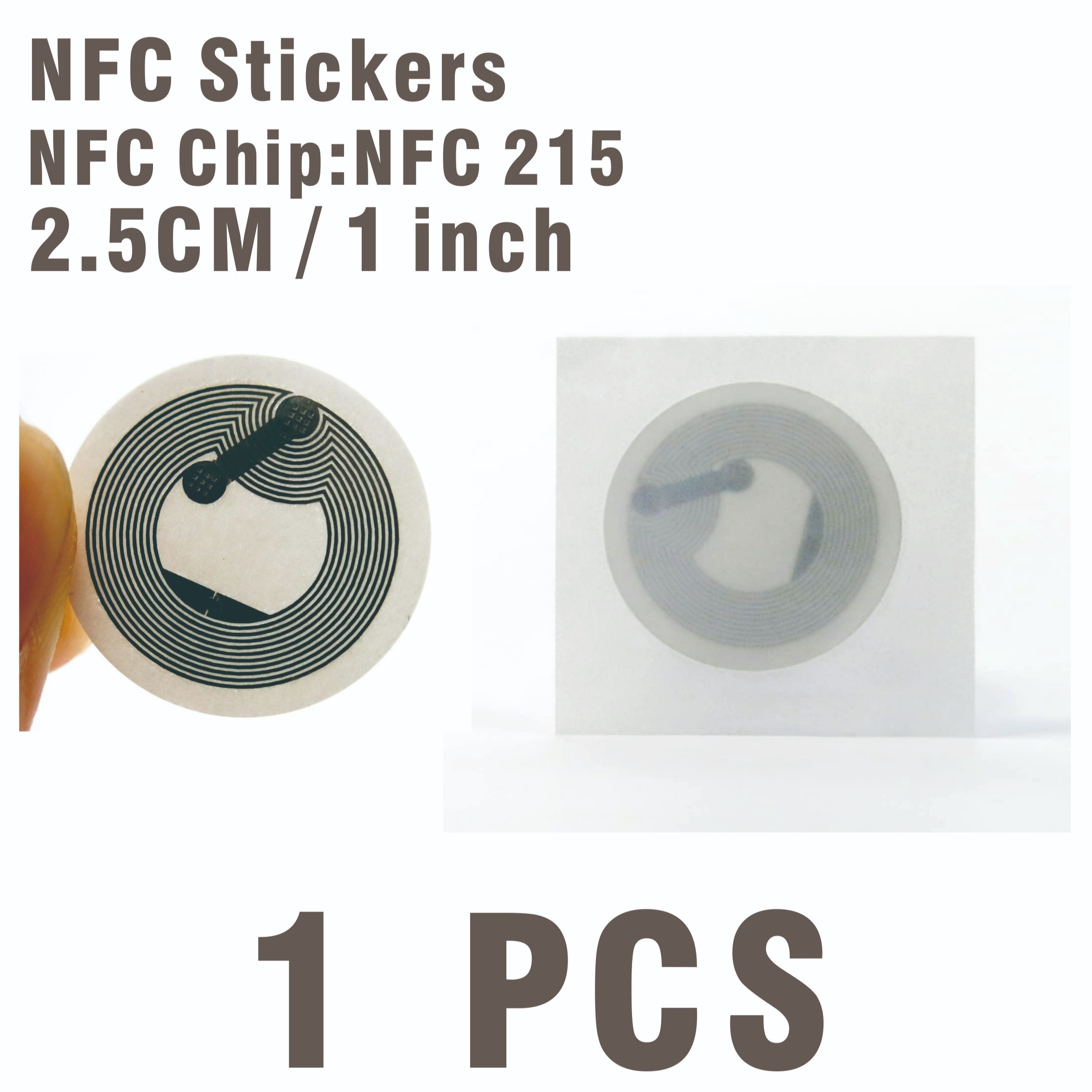 Tags Stickers Ntag 215 Blank Rewritable Pvc Nfc215 Card - Temu