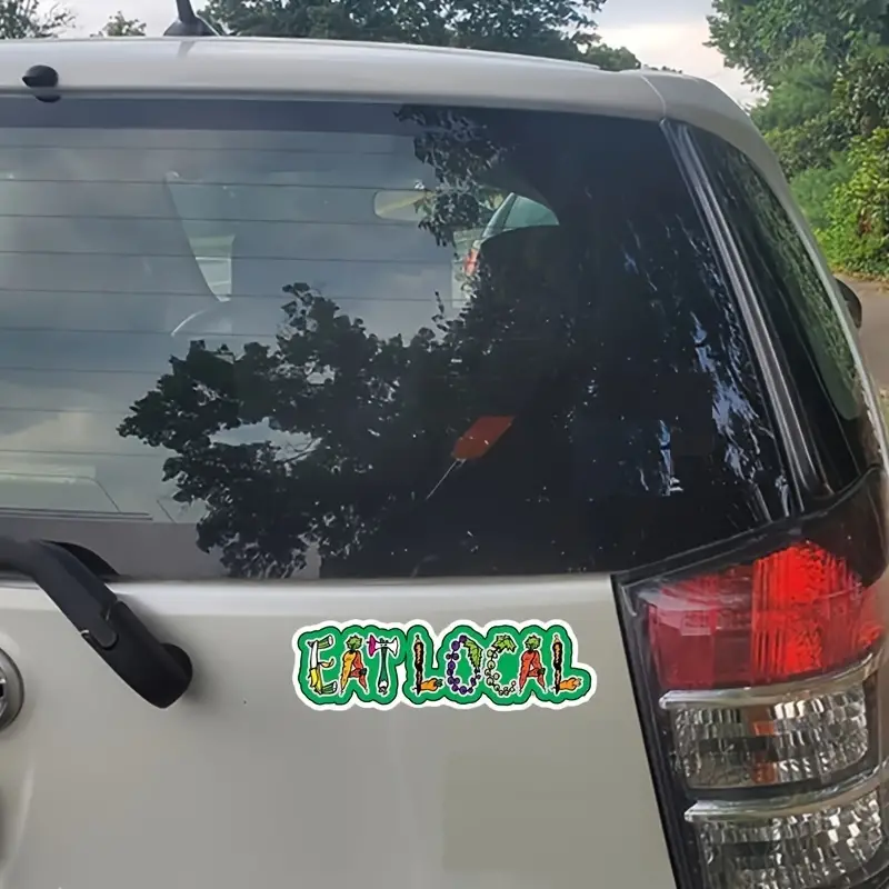 Funny Vegetable Alphabet Car Sticker Window Windshield - Temu Canada