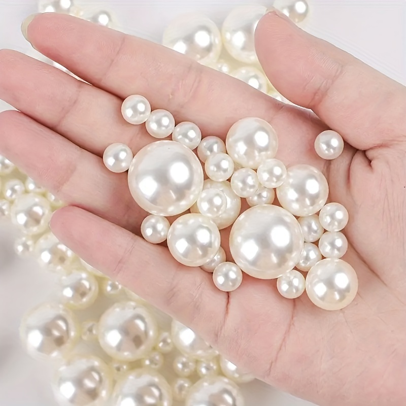 Gorgeous White Beige Imitation Pearl Beads Elegant Perfect - Temu