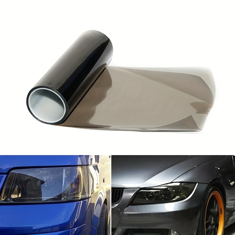 Adhesivo de luz de automóvil, 12 x 48 pulgadas, película de vinilo  autoadhesiva para faros delanteros, luces traseras, luces antiniebla,  accesorios de