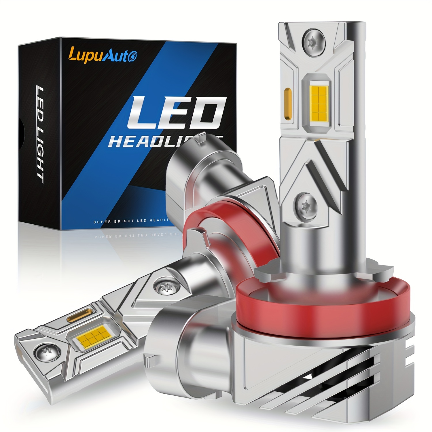 OFIRAM Bombilla LED H1 mejorada 2023, bombillas LED antiniebla H1 de tamaño  mini 11 Plug and Play de haz alto y bajo, 500% más brillante, 16000